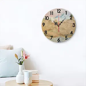 Gold Station Wall Clock