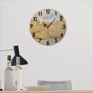 Gold Station Wall Clock