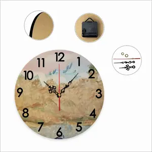 Gold Station Wall Clock