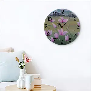 Flourishing Magnolia Wall Clock