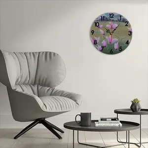 Flourishing Magnolia Wall Clock