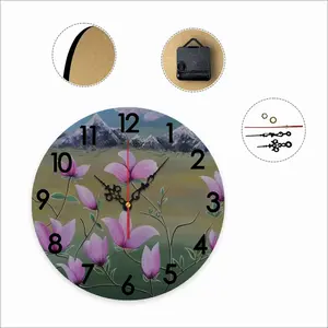 Flourishing Magnolia Wall Clock