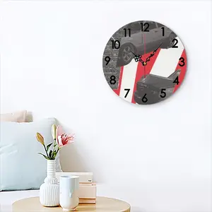 Accident Collage Wall Clock