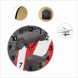 Accident Collage Wall Clock