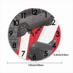 Accident Collage Wall Clock