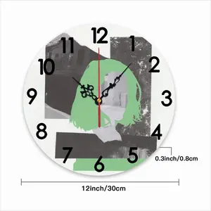 Green Wall Clock