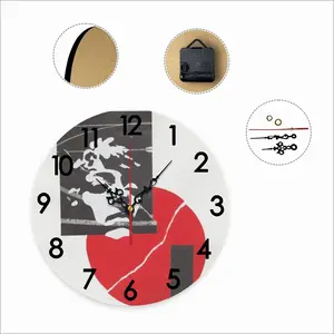 Ripped Ball Wall Clock