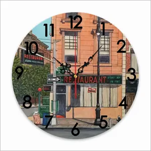 #6Th Avenue Restaurant New York City Wall Clock