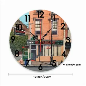 #6Th Avenue Restaurant New York City Wall Clock