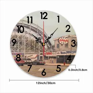 Cyclone Coney Island New York City Wall Clock