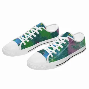 Men English Garden Retro Canvas Shoes