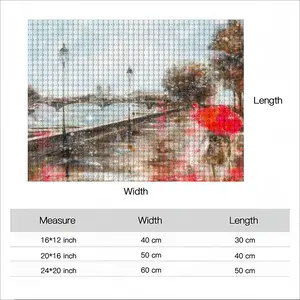 Afternoon In Paris Round Diamond Painting (Multi-Size, Horizontal)