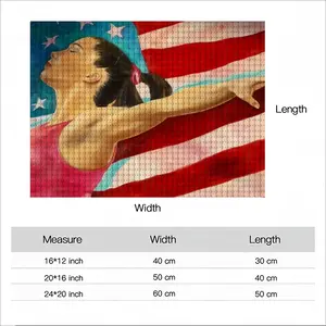 Mckayla Maroney Round Diamond Painting (Multi-Size, Horizontal)