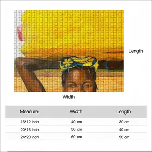 African Girls Round Diamond Painting (Multi-Size, Horizontal)