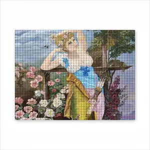 Aphrodite Prints Round Diamond Painting (Multi-Size, Horizontal)