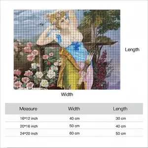 Aphrodite Prints Round Diamond Painting (Multi-Size, Horizontal)