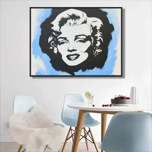 Marilyn Monroe - Girl Women Blonde Fashion Art Poster Round Diamond Painting (Multi-Size, Horizontal)