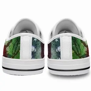 Men Flowers Along The Road Retro Canvas Shoes