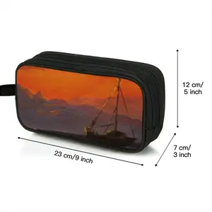 Beautiful Sunset On The Sea Pencil Case Bags (Bilayer)