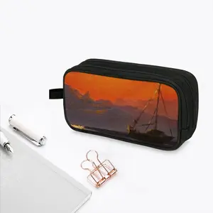 Beautiful Sunset On The Sea Pencil Case Bags (Bilayer)