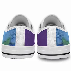 Men Flower Vase By Wallpaper Retro Canvas Shoes