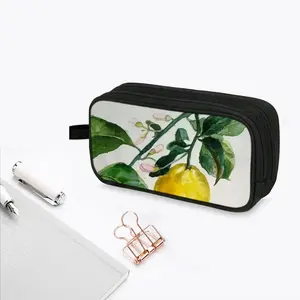 Lemon Branch Pencil Case Bags (Bilayer)