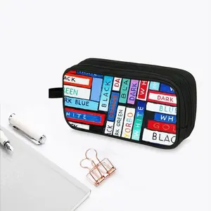 Colour Word Pencil Case Bags (Bilayer)