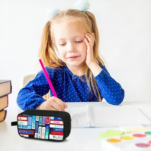 Colour Word Pencil Case Bags (Bilayer)