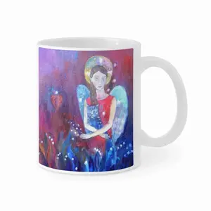 Angel With Cat Mug Cup