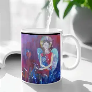 Angel With Cat Mug Cup