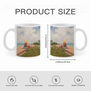 Sailboat On Miami Beach Mug Cup