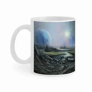 Outer Space Landscape Mug Cup