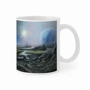 Outer Space Landscape Mug Cup