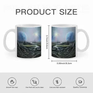 Outer Space Landscape Mug Cup