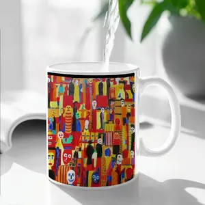 Supermarket Scene Mug Cup