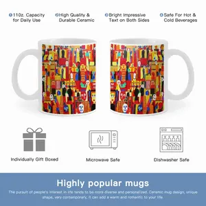 Supermarket Scene Mug Cup