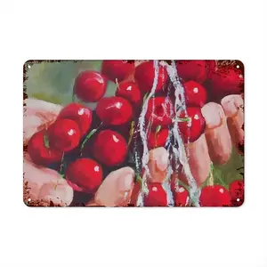 Cherries Retro Iron Painting (Horizontal)