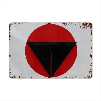 Pubic Flag Japan Retro Iron Painting (Horizontal)