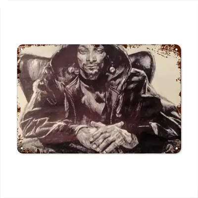 Snoop Dogg Retro Iron Painting (Horizontal)