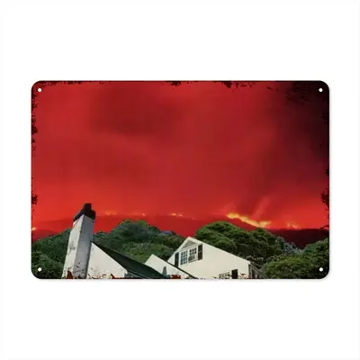 Diablo Skies Retro Iron Painting (Horizontal)