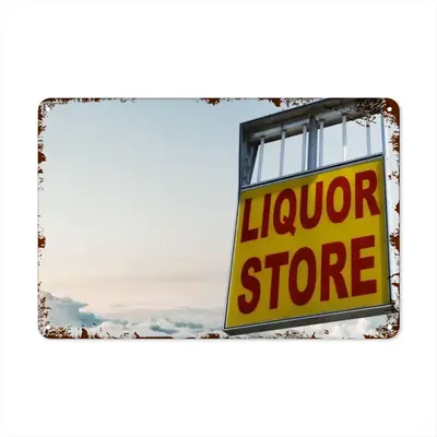 Liquor Store Retro Iron Painting (Horizontal)