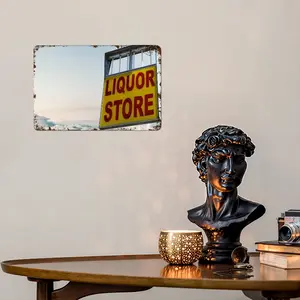 Liquor Store Retro Iron Painting (Horizontal)