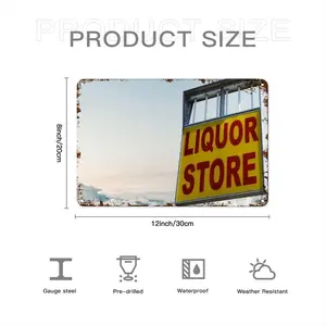 Liquor Store Retro Iron Painting (Horizontal)