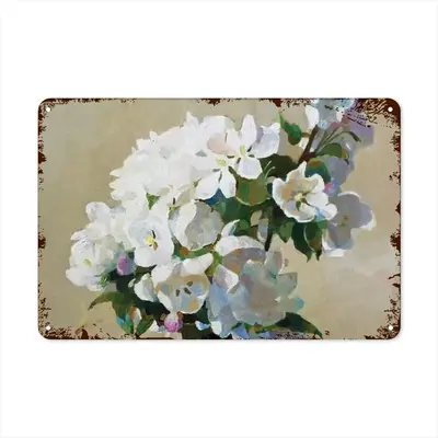 Apple Blossom Retro Iron Painting (Horizontal)