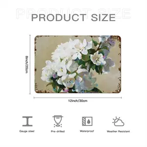 Apple Blossom Retro Iron Painting (Horizontal)