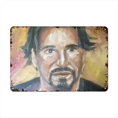 Al Pacino Retro Iron Painting (Horizontal)