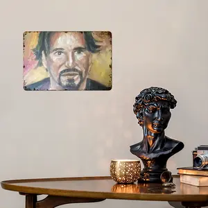 Al Pacino Retro Iron Painting (Horizontal)