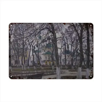 Spring In Yaroslavl Retro Iron Painting (Horizontal)