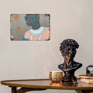 Bastet Retro Iron Painting (Horizontal)