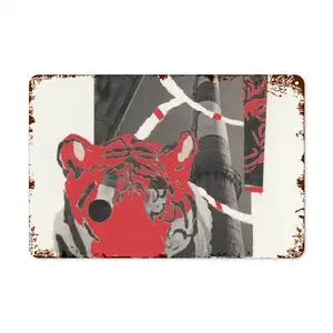 Wwf Amur Tiger Retro Iron Painting (Horizontal)